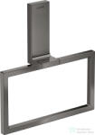 Hansgrohe AXOR UNIVERSAL RECTANGULAR törölközőtartó gyűrű, polírozott fekete króm 42623330 (42623330)