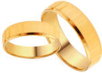 Heratis Forever Arany jegygyűrű szakaszos profillal, szélessége 4 mm SKOB005