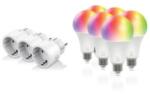 DELTACO Смарт комплект DELTACO SH-KIT03, 3 x мини контакти, 6 x LED крушки (SH-KIT03) - zettabytex