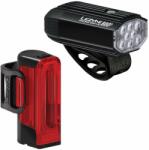 Lezyne Micro Drive 800+/Strip 300 Pair Satin Black/Black Front 800 (1-LED-2P-V1637)