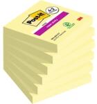 Post-it Super Sticky kanári sárga 76x76mm 90lapos 4+2db jegyzettömb (7100259321) - officedepot