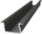 GLP GLA-GLAU AL12-GLG2-LB-2020 süllyesztett fekete LED profil (AL12-GLG2-LB-2020)