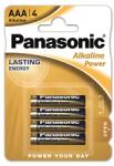 Panasonic LR03APB/4BP 1, 5V AAA/mikro tartós alkáli elem 4 db/csomag (LR03APB-4BP) - officedepot