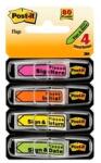 Post-it 684-ARR4 11, 9x43, 2mm öntapadós 4x24db neon jelölőnyíl (7000144925) - officedepot