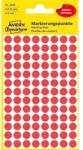 AVERY 3589 8mm visszaszedhető 416db-os piros jelölőpont (3589) - officedepot