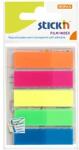 STICK N Stick`N 45x12 mm 5x25 lapos neon oldaljelölő címke (21050) - officedepot