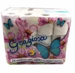 Graziosa 3 rétegű 24 tekercs/csomag toalettpapír (TP3RGRAC24) - officedepot