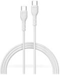 DEVIA ST379550 1m Type-C 15W fehér adat- és töltőkábel (ST379550) - officedepot