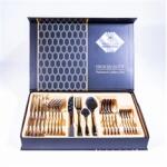 I.R.I.S. KT-253-S 24 darabos konyhai evőeszköz készlet, ezüst (KT-253-S) - officedepot