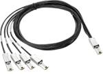 HP HPE AN976A StoreEver 4m External Mini-SAS to 4x1 Mini-SAS Cable (AN976A) - officedepot