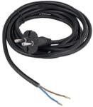 ANCO 321658 H05RR-F 16A 250V 2x1.5 mm2 3m fekete szerelhető gumi flexo kábel dugvillával (321658) - officedepot