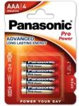 Panasonic LR03PPG/4BP 1, 5V AAA/mikro tartós alkáli elem 4 db/csomag (LR03PPG-4BP) - officedepot