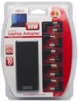 Delight Univerzális 90W laptop/notebook töltő adapter tápkábellel (55360) - officedepot