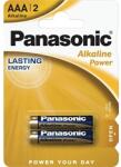 Panasonic LR03APB/2BP 1, 5V AAA alkáli tartós mikroceruza elem 2 db/csomag (LR03APB-2BP) - officedepot