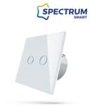 spectrumLED Smart 2 zónás/IP20 WiFi fehér kapcsoló (WOJ05416) - officedepot