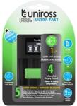 Uniross UCU005 ULTRA AA/AAA védelemmel processzoros LCD gyorstöltő (UCU005) - officedepot