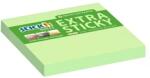 STICK N Stick`N ExtraSticky Recycled 76x76 mm 90 lap újrahasznosított pasztell zöld jegyzettömb (21602) - officedepot