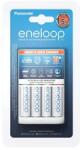 Panasonic Panasonic Eneloop K-KJ55MCC40E akkumulátor gyorstöltő 4xAA (KKJ55MCC40E) - officedepot