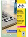 AVERY L6134-20 105x148mm ipari 80 db-os ezüst poliészter etikett (L6134-20) - officedepot