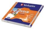 Verbatim DVDV-16N DVD-R nyomtatható normál tokos DVD lemez (435204) - officedepot