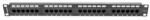 Lanberg PPU6-1024-B 19" 1U 24port Cat6 UTP árnyékolatlan fekete patch panel (PPU6-1024-B)