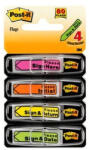 Post-it 684-ARR4 11, 9x43, 2mm öntapadós 4x24db neon jelölőnyíl (7000144925) - haztartasibolt