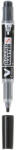 Pilot BeGreen V-Board Master S 10 db/csomag fekete táblamarker (WBMA-VS-EF-B-DOB)