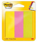 Post-it Post-i 25x76mm 3x100lap színes papír jelölőlap (7100172769) - haztartasibolt