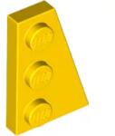 LEGO® 43722c3 - LEGO sárga lap 3 x 2 méretű, lecsapott, jobbos (43722c3)