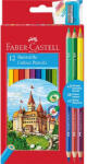 Faber-Castell 12 db+3 db-os bicolor (120112+3) színes ceruza készlet (FC110312) - haztartasibolt