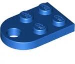 LEGO® 3176c7 - LEGO kék lap 3 x 2 méretű, lekerekített, lyukkal (3176c7)