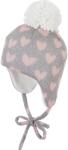 Sterntaler Детска зимна шапка Sterntaler - На сърца, 47 cm, 9-12 м (4402033-534) - ozone