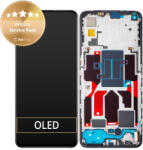 Realme GT Master 5G - LCD Kijelző + Érintőüveg + Keret (Black) - 4908139 Genuine Service Pack, Black