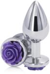 Guilty Toys Dop Anal Rose Pleasure Medium, Argintiu/Mov, Guilty Toys