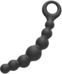 Passion Labs Bile Anale Hard Anal Beads, Silicon, Negru, 17.9 cm, Passion Labs, Mystery