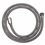 Invena kétszínű csavarodásmentes zuhanygégecső 150 cm, króm/fekete AW-30-JT6-C (AW-30-JT6-C)