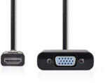 Nedis HDMI > VGA (15-DSUB) adapter kábellel, audioval (passzív) [CCGB34900BK02]