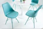 Invicta SCANDINAVIA türkiz műanyag szék