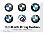  BMW The Ultimate Driving Machine BMW - Garázstábla Fémplakát Fém Tábla 40 x 30 cm