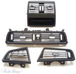  BMW F10 F11 F18 króm csíkos fekete szellőző rostély, szellőzőrács , 64229166885, 64229166883, 64229166884, 64229172167