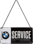  BMW Nostalgic Art BMW szerviztábla, függő tábla, ajtótábla, fémplakát 10 cm x 20 cm