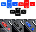 BMW piros , fekete , kék gomb szett F20 F21 F22 F23 F30 F31 F34 F35 F32 F36