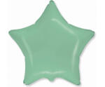 Flexmetal Egyszínű csillag lufi 20" 50cm Menthol (LUFI689666)