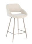Bizzotto Set 2 scaune bar bej ivoire Florence 50x50x97 cm (0743796)