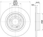 Hella Pagid féktárcsa HELLA PAGID 8DD 355 133-351