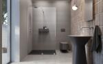 Radaway Furo Walk-in 100 bal ajtóüveg (012-808077301) (012-808077301)