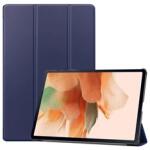 Gigapack GP-122940 Galaxy Tab S7 Plus WIFI 5G (SM-T976) / S8 Plus (SM-X806/X800) sötétkék bőr hatású oldalra nyíló tok (GP-122940)