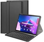 Gigapack GP-132502 Lenovo Tab M10 Plus (TB125) WIFI / Tab M10 Plus (TB128) LTE fekete bőr hatású billentyűzetes tok (GP-132502)