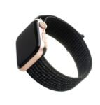 FIXED Nylon Strap Apple Watch 42/44/45mm, reflective Fekete (FIXNST-434-REBK) - pcland