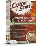 Color & Soin Vopsea de par fara amoniac, fara silicon, blond spic de grau, 8N, Color&Soin